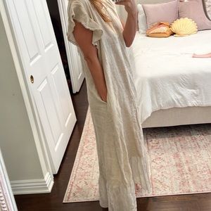 Italian linen dress. Gorgeous flowy!